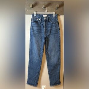 Madewell perfect vintage straight leg jeans